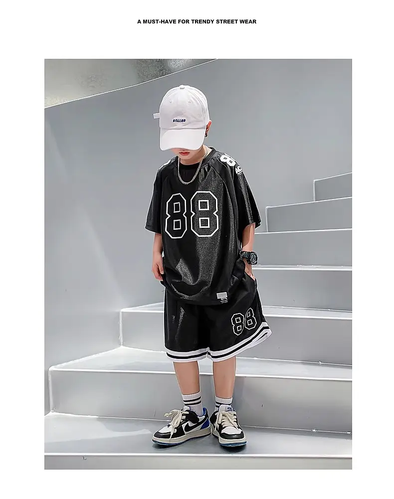 Boys Summer T-Shirt Black 2026 Printed — feature 2