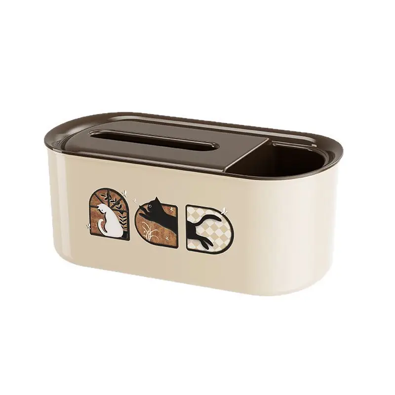 Antique Paper Towel Box with Knife Holder - Image 6