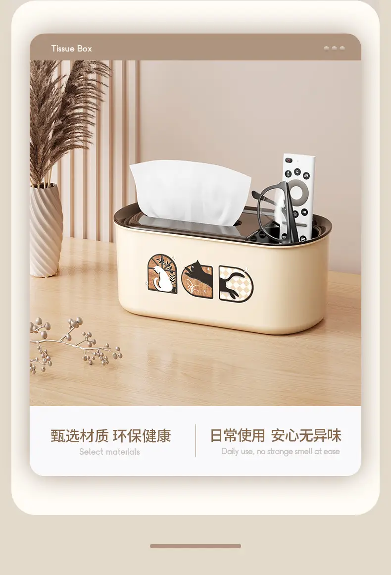 Antique Paper Towel Box with Knife Holder — feature 4