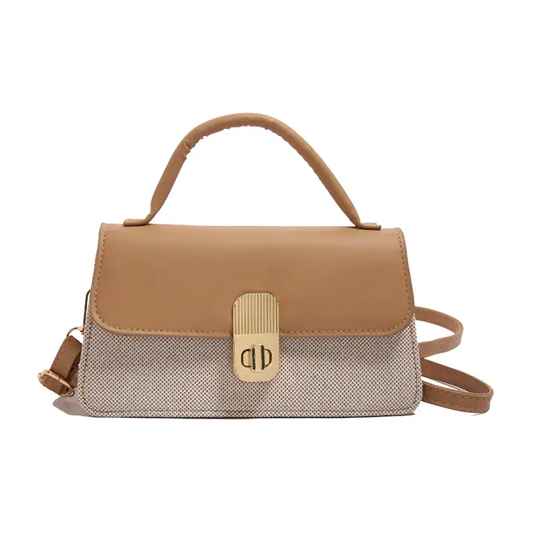 2025 Pink Grey Square Shoulder Bag for Women - Image 3