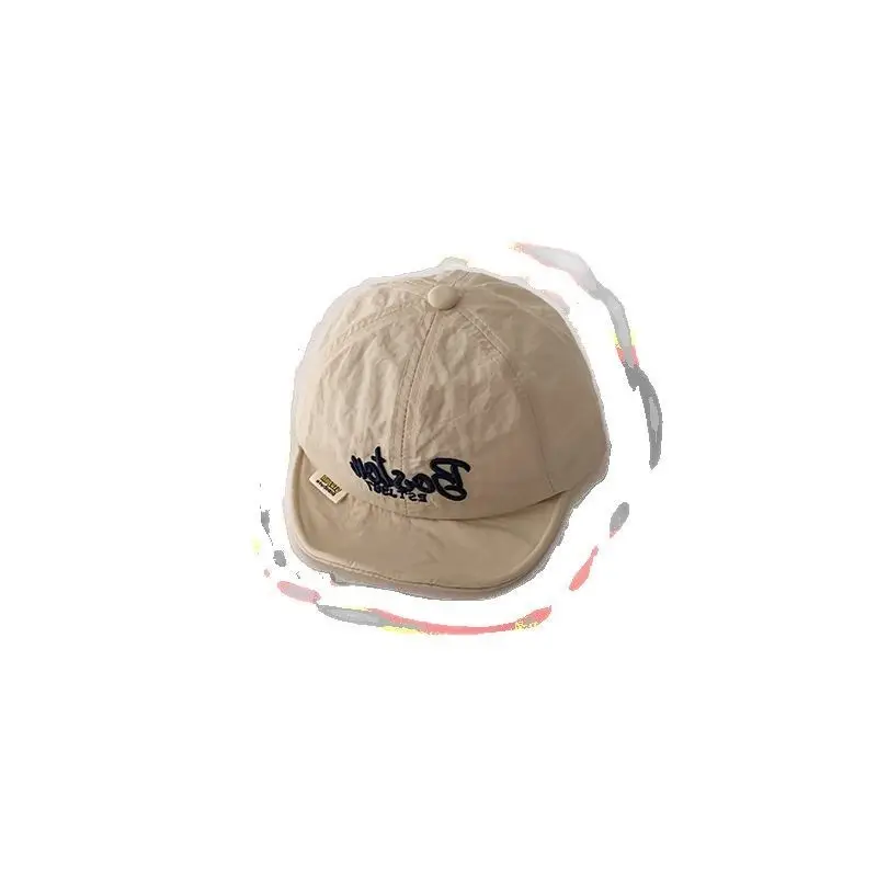 White Korean Letter Baseball Cap for Boys Girls - Image 10