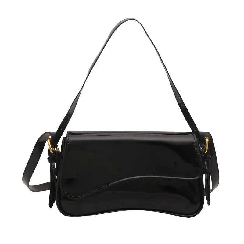 White Retro Shoulder Crossbody Bag for Women - Image 9