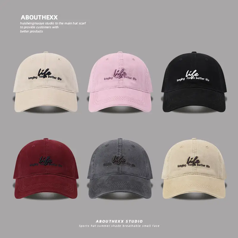 Women Black Letter Embroidered Baseball Cap - Image 7