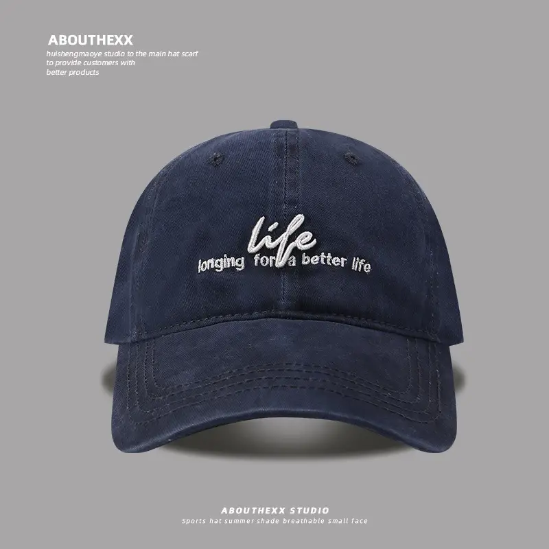 Women Black Letter Embroidered Baseball Cap — feature 9