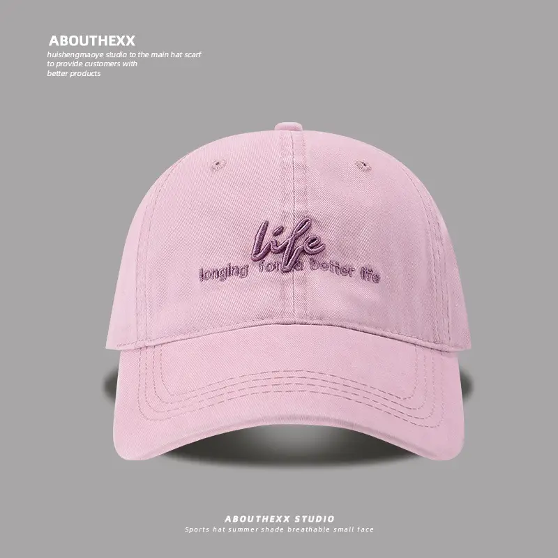 Women Black Letter Embroidered Baseball Cap — feature 10