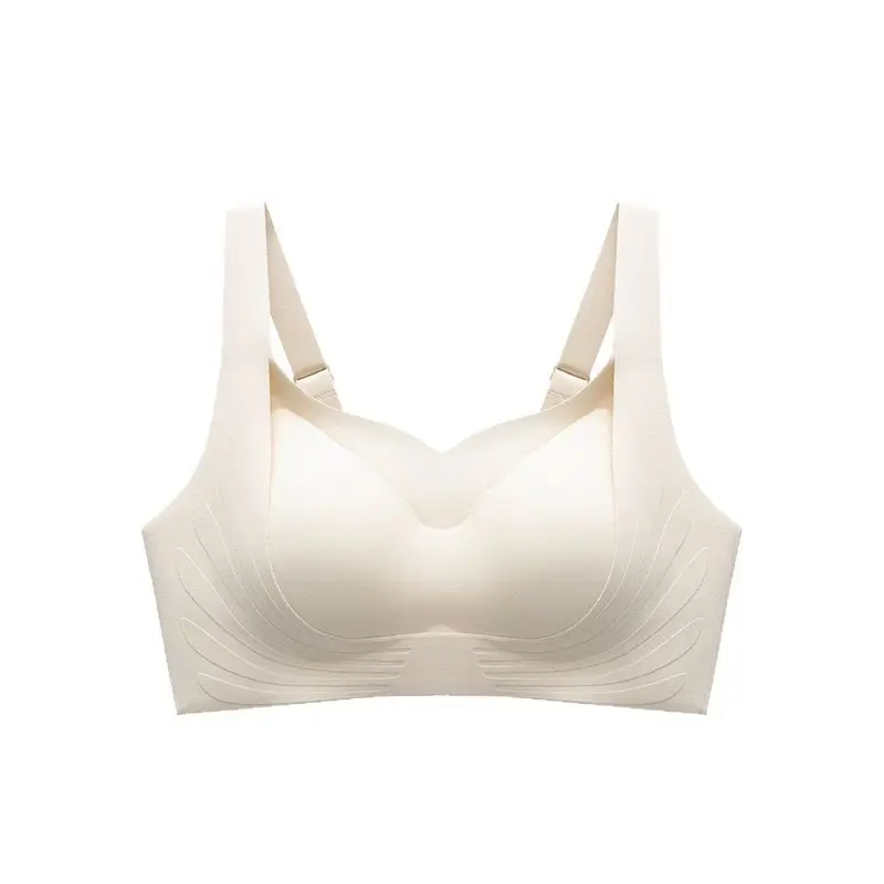 Pull-Up Adjustable Seamless Intimates for Women, Soft Support, Push-Up Support for Secondary Breasts, No Wire Bra, Sports Vest