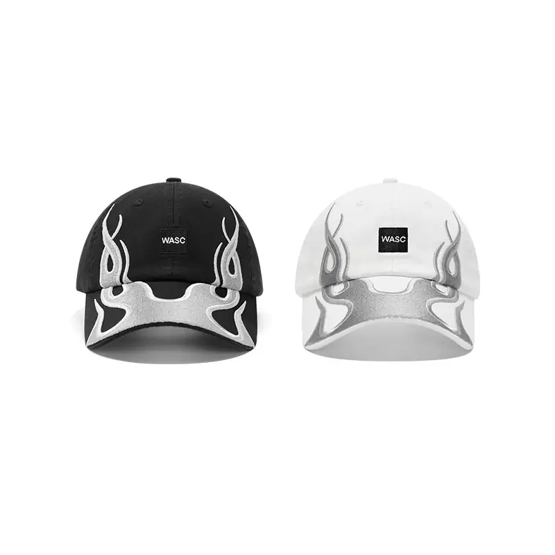 American Street Fashion Flame Duck Cap Men Women Sunshade Hat - Image 6