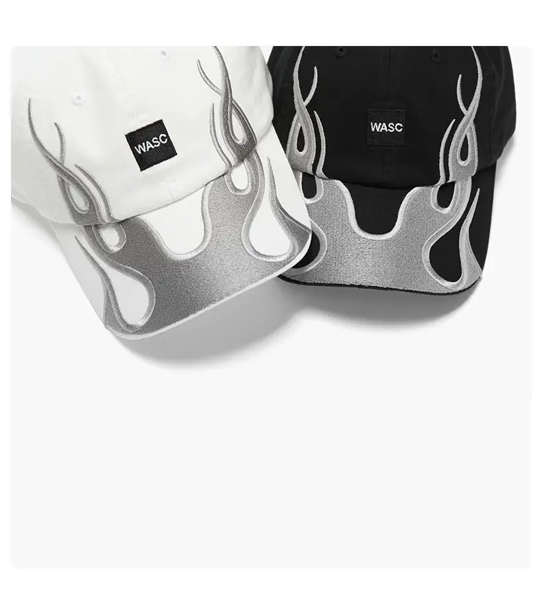 American Street Fashion Flame Duck Cap Men Women Sunshade Hat — feature 20