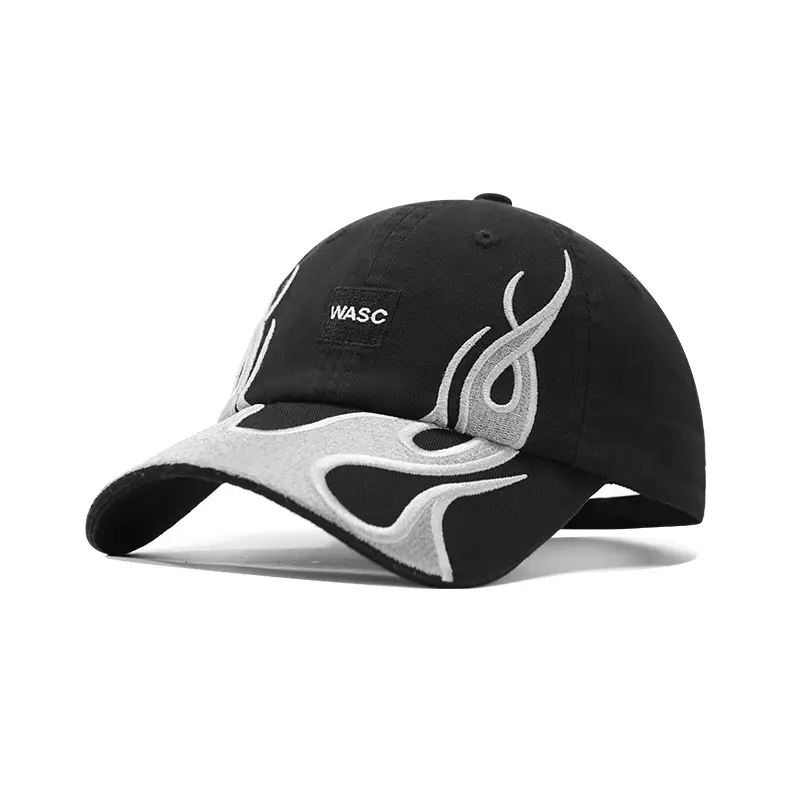 American Street Fashion Flame Duck Cap Men Women Sunshade Hat — feature 6