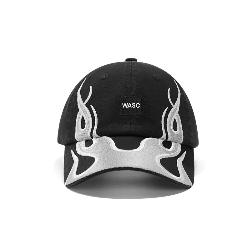 American Street Fashion Flame Duck Cap Men Women Sunshade Hat - Image 2