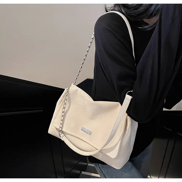 Women's Silver Velvet Shoulder Bag 2025 New Fashion — feature 16