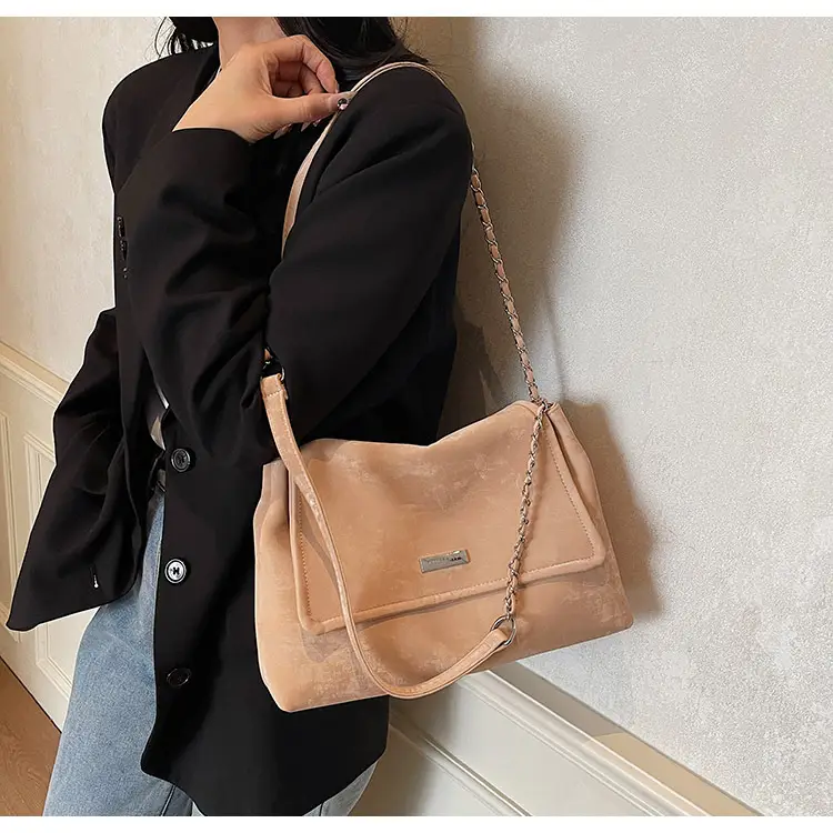 Women's Silver Velvet Shoulder Bag 2025 New Fashion — feature 21