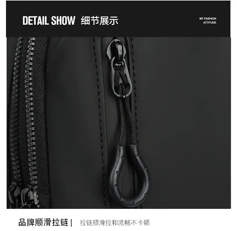 Men's Blue Crossbody Phone Bag with USB Charging — feature 20