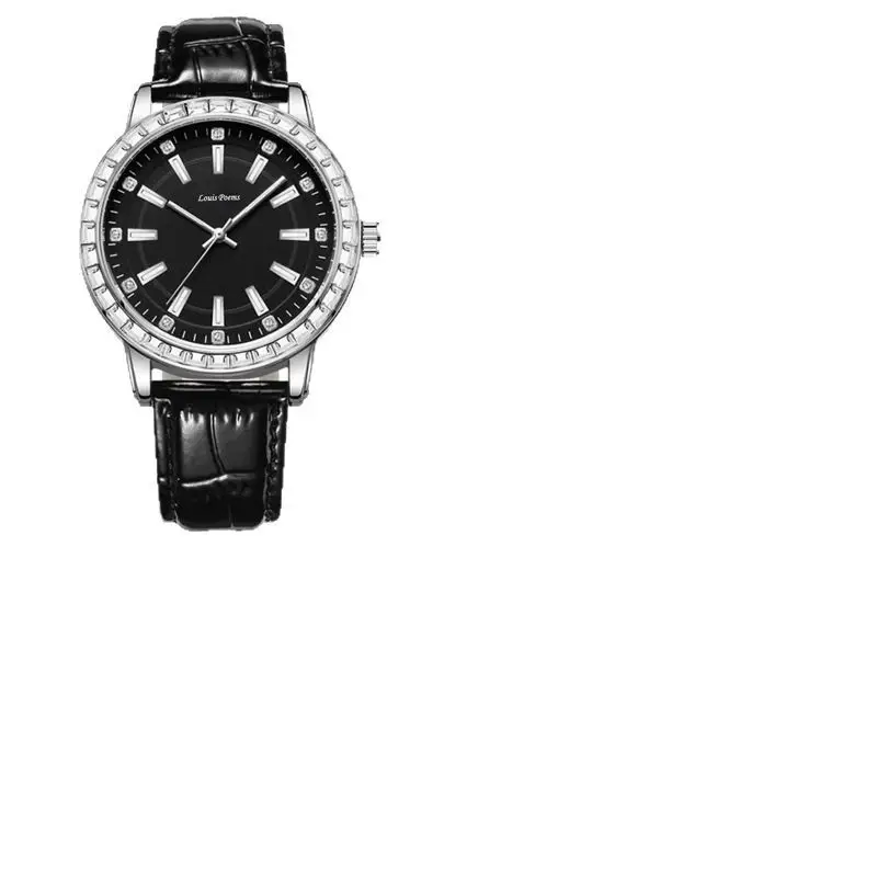Fenshi Retro Men's Black Quartz Watch Waterproof - Image 5