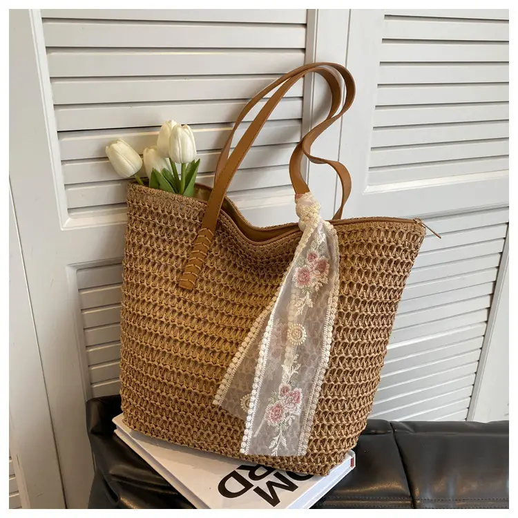 Women Straw Bag with Embroidered Handle 2025 — feature 21