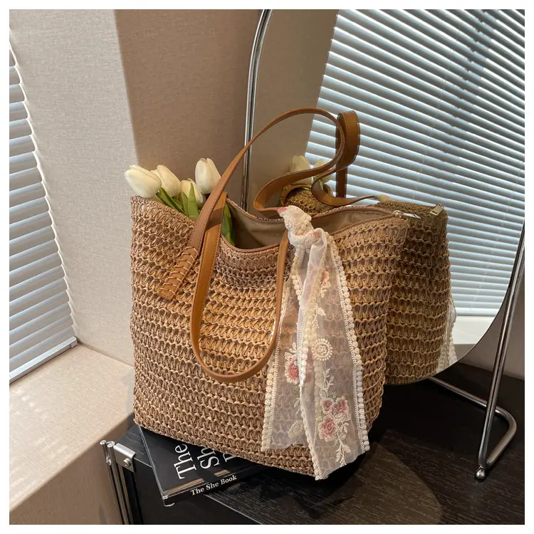 Women Straw Bag with Embroidered Handle 2025 — feature 29