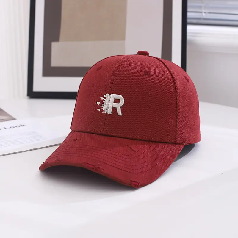 Men White Cap with Black Logo Casual Wear - Image 2