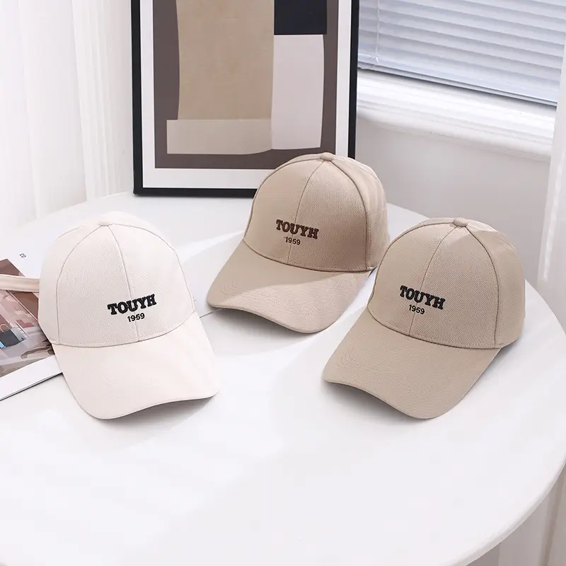 Black Embroidered Baseball Cap for Women Men Spring Summer - Image 11
