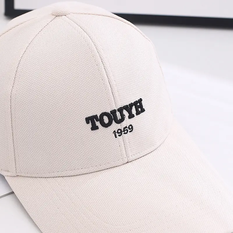 Black Embroidered Baseball Cap for Women Men Spring Summer — feature 3