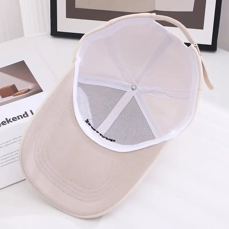 Black Embroidered Baseball Cap for Women Men Spring Summer — feature 5