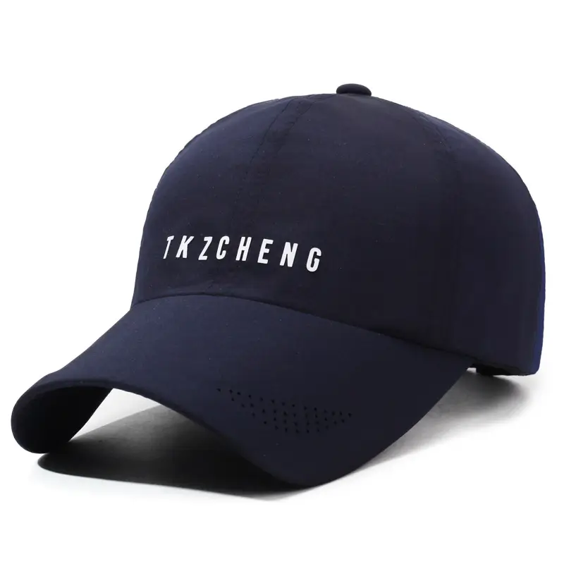 Men's Maroon Thin Sunscreen Cap Running Cap