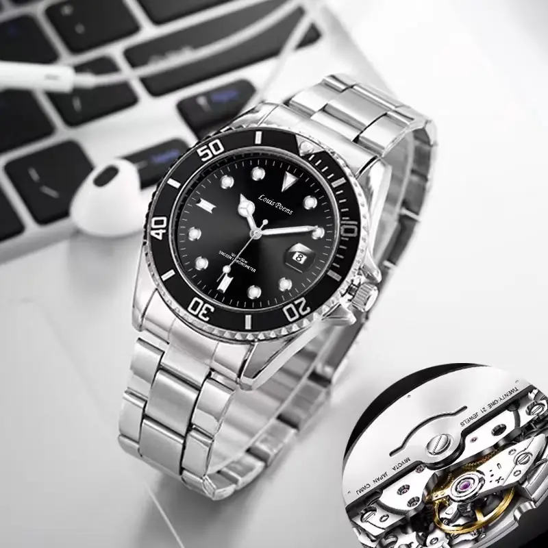 Men's Blackwater Ghost Quartz Watch Steel Belt Waterproof