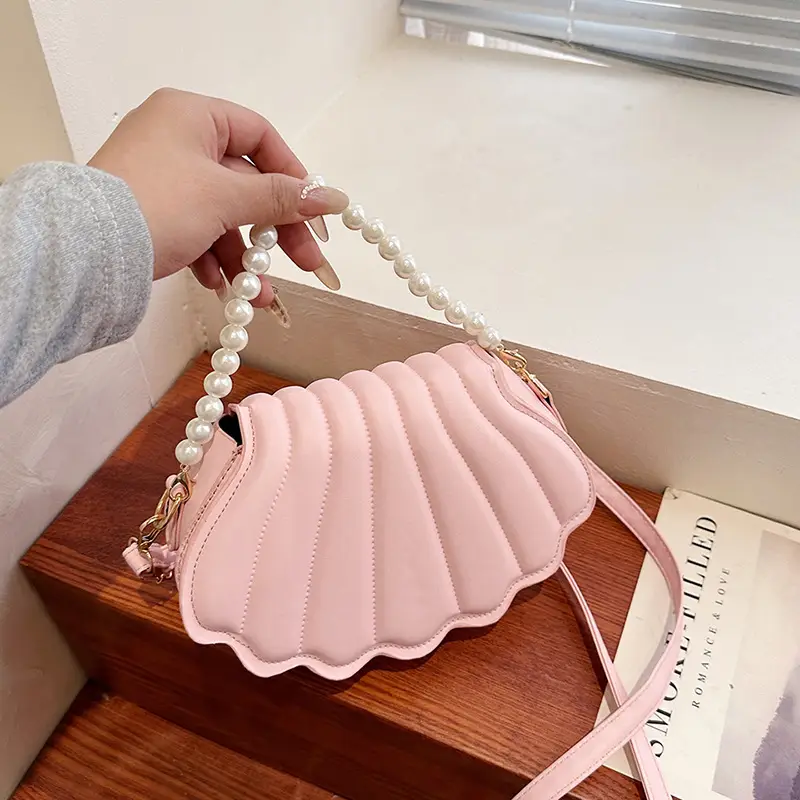 Pearl Shell Bag for Women Crossbody Shoulder Bag