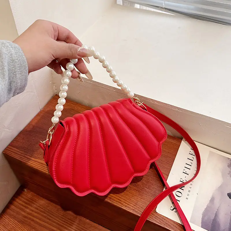 Pearl Shell Bag for Women Crossbody Shoulder Bag