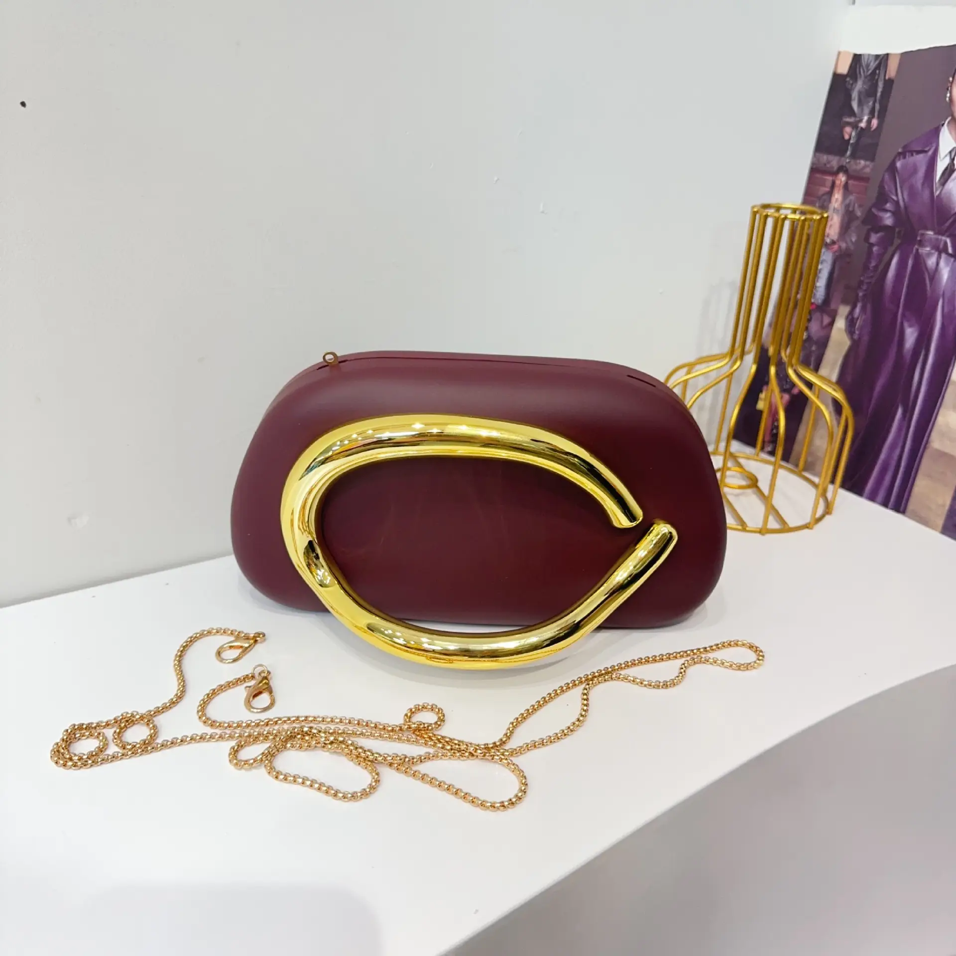 Vintage Metal Crossbody Bags for Women - Image 6