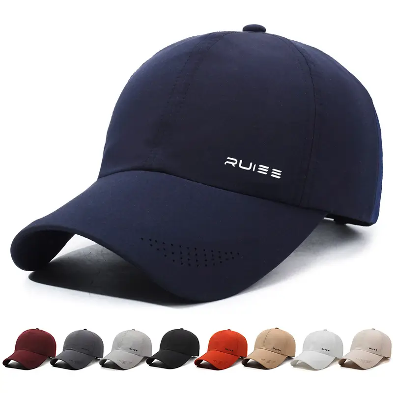 Blue Baseball Cap Lightweight Sunscreen Summer Wear - Image 10