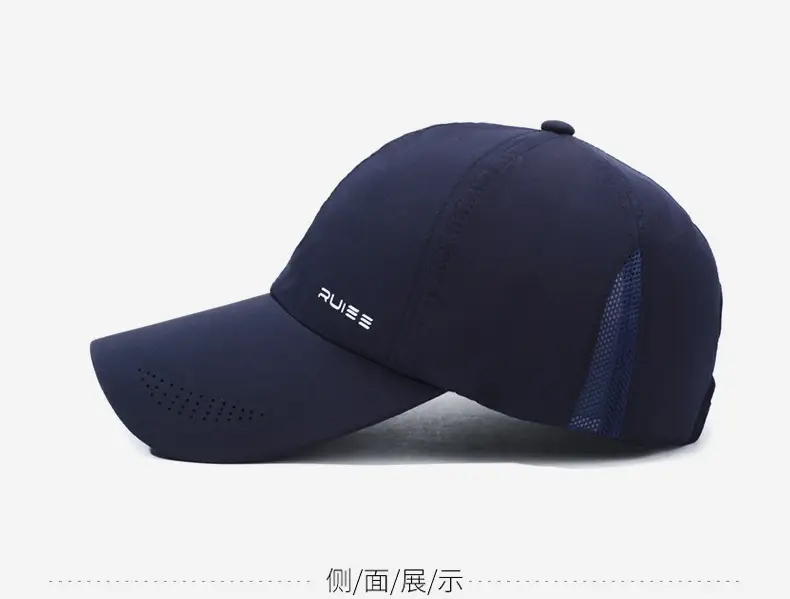 Blue Baseball Cap Lightweight Sunscreen Summer Wear — feature 10