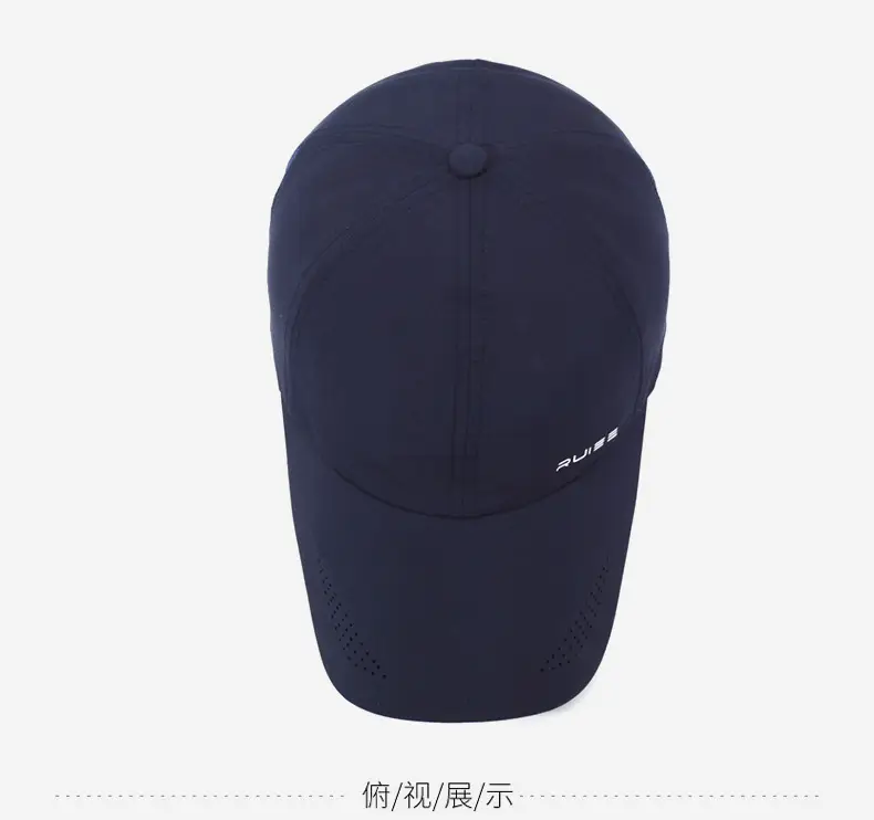 Blue Baseball Cap Lightweight Sunscreen Summer Wear — feature 12