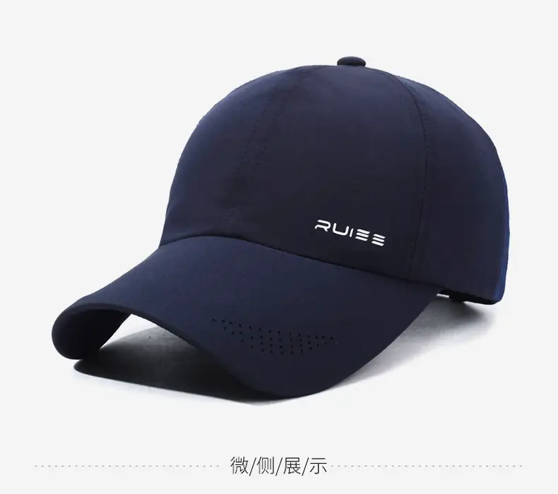 Blue Baseball Cap Lightweight Sunscreen Summer Wear — feature 9