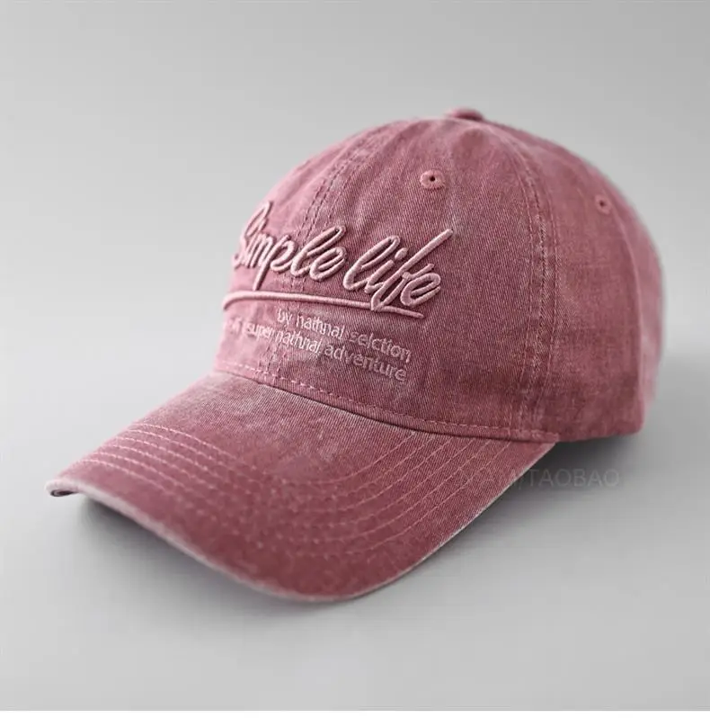 2025 Embroidered Baseball Cap Men Women Grey Wide Brim — feature 4