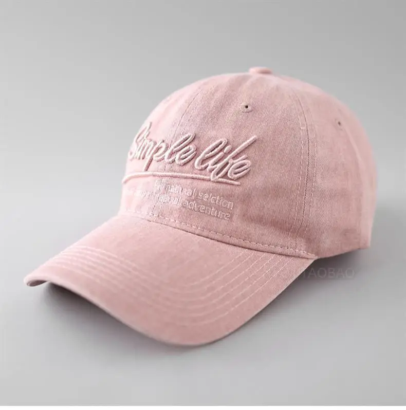 2025 Embroidered Baseball Cap Men Women Grey Wide Brim — feature 6