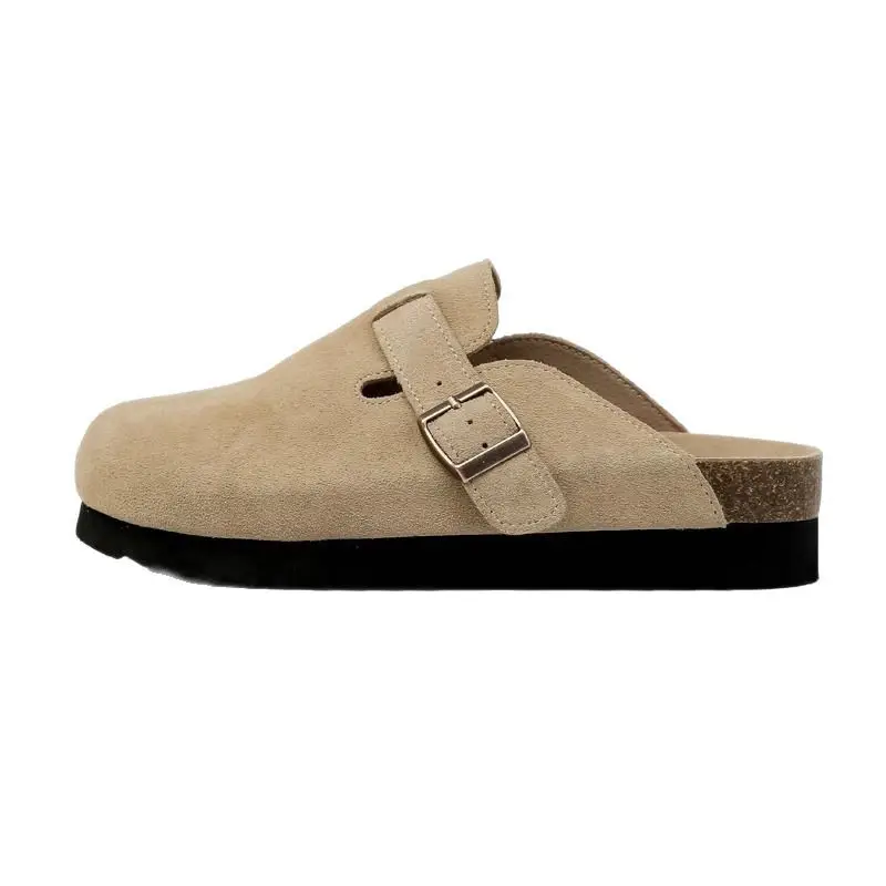 Retro Birkenstock-Style Clogs for Women, Outdoor Wear, 2026 Spring/Summer New Thick-Soled Slip-On Casual Lazy Half-Slipper - Image 8