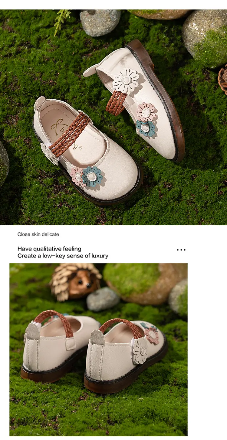 Baby Floral Shoes for Girls 1-3Yr Soft Sole