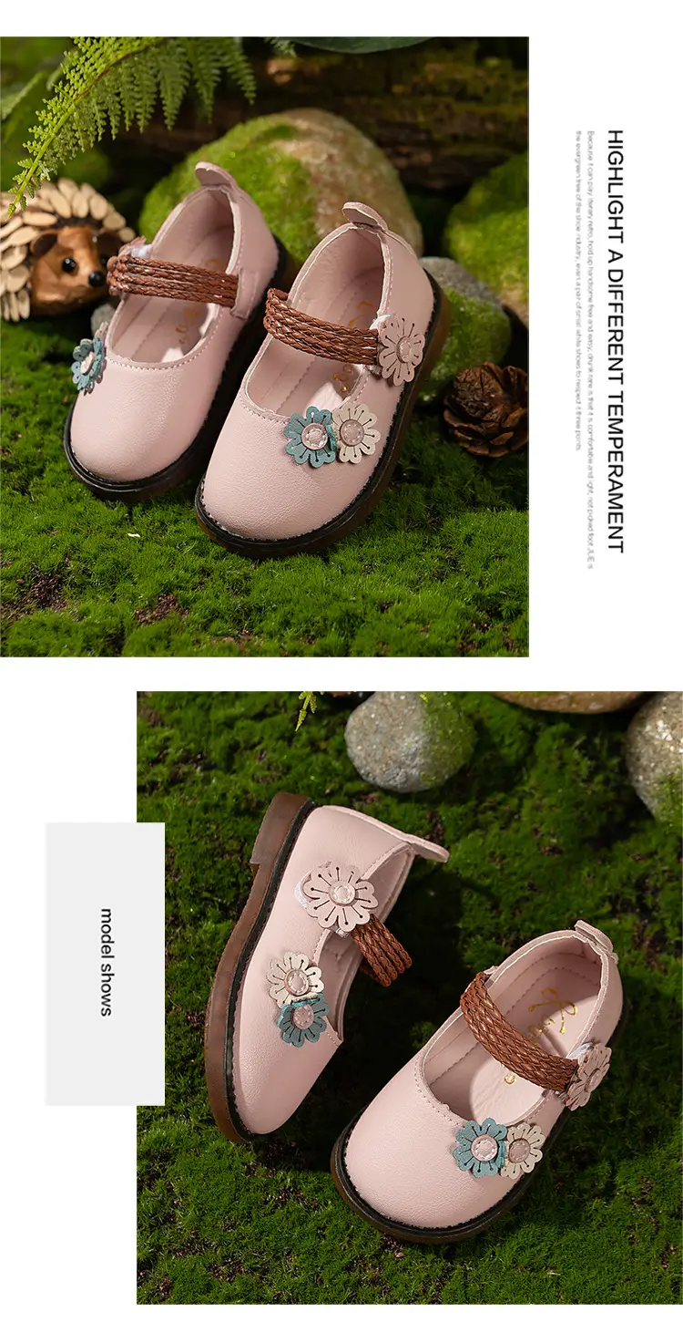 Baby Floral Shoes for Girls 1-3Yr Soft Sole