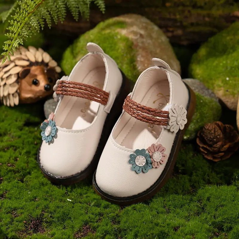 Baby Floral Shoes for Girls 1-3Yr Soft Sole