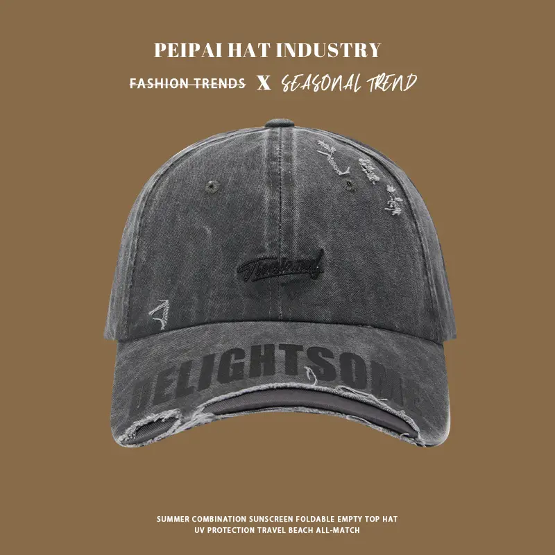 Vintage Washed Baseball Cap Women Men Sunshade Cap — feature 7