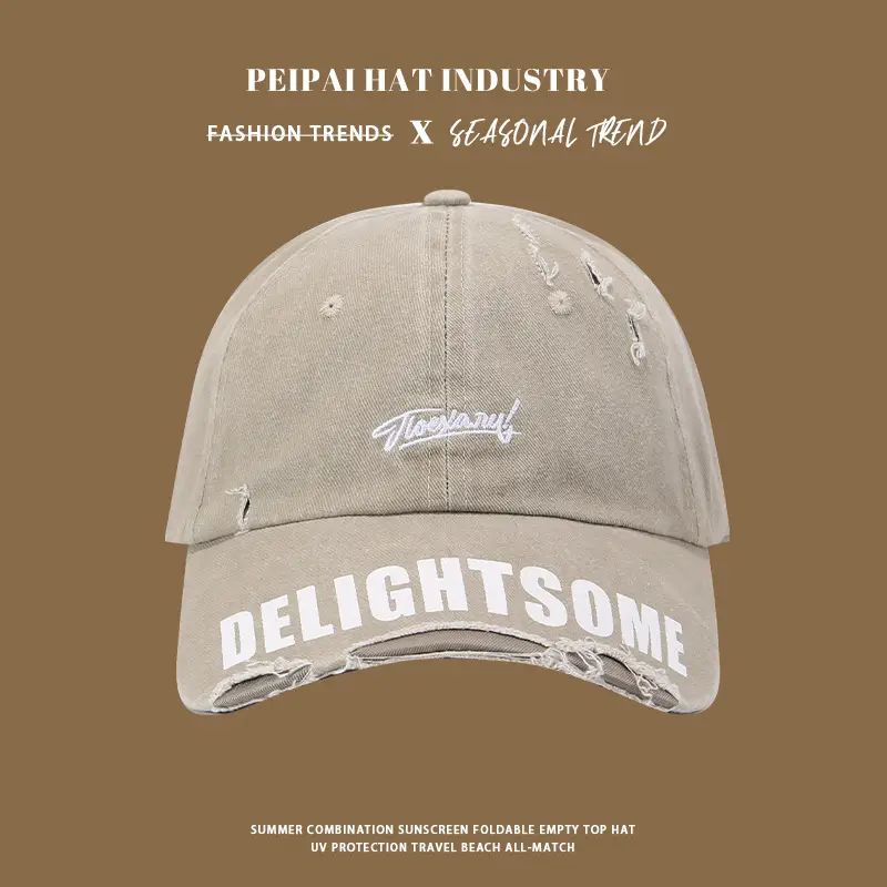 Vintage Washed Baseball Cap Women Men Sunshade Cap — feature 8