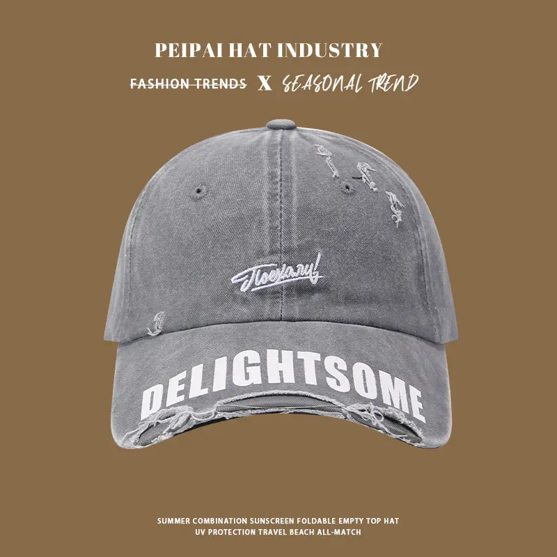 Vintage Washed Baseball Cap Women Men Sunshade Cap - Image 4