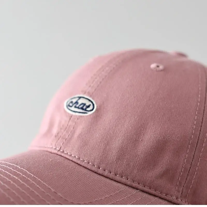 Pink Letter Embroidered Baseball Cap for Women - Image 13