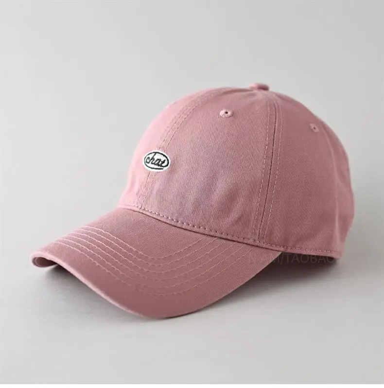 Pink Letter Embroidered Baseball Cap for Women — feature 11