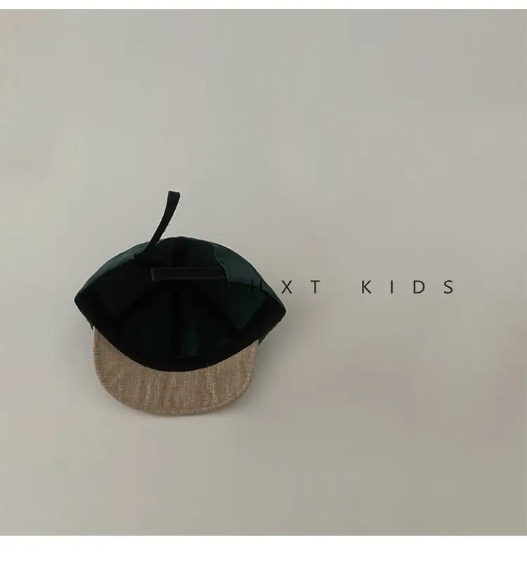 Baby Cap Spring Autumn Color Matching P Letter Soft Top Sunshade Hat — feature 11