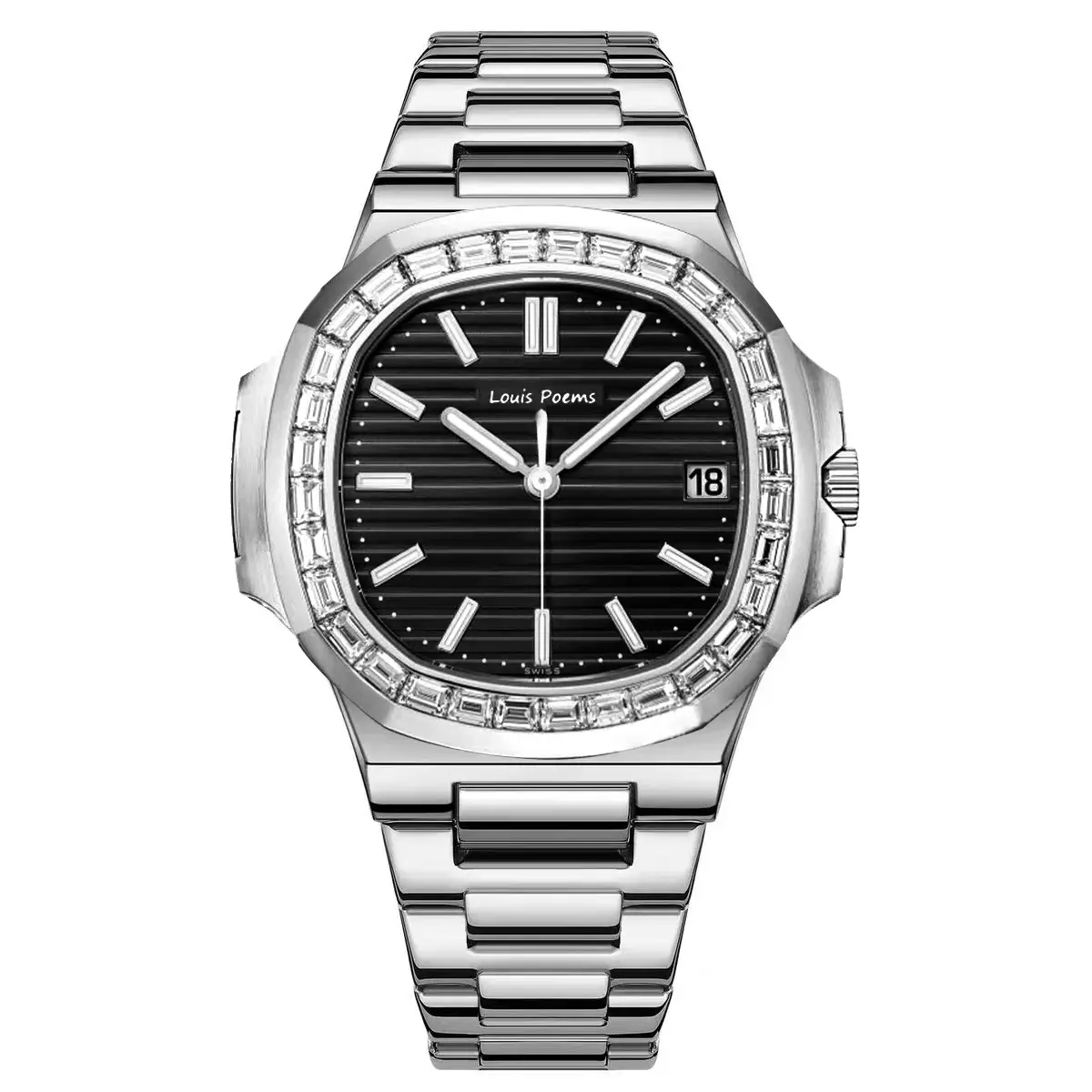 Nautilus Steel Band Mechanical Watch for Men
