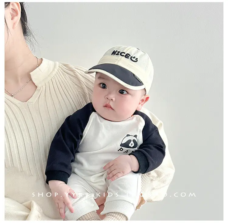 Baby Sun Hat White Cap Travel Cap for Boys Girls — feature 1