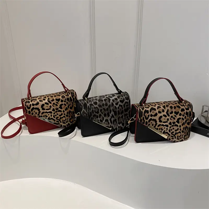 2025 Leopard Print Shoulder Bag Women Casual Portable - Image 4