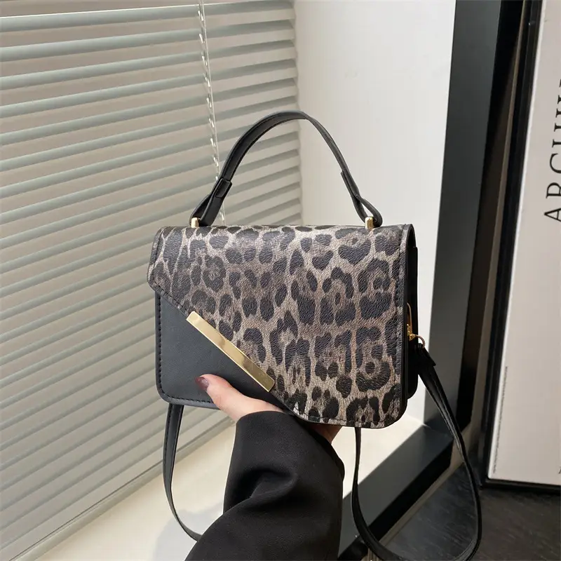 2025 Leopard Print Shoulder Bag Women Casual Portable - Image 7