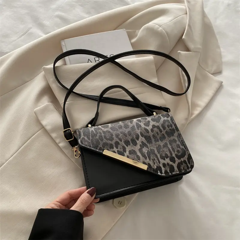 2025 Leopard Print Shoulder Bag Women Casual Portable - Image 2